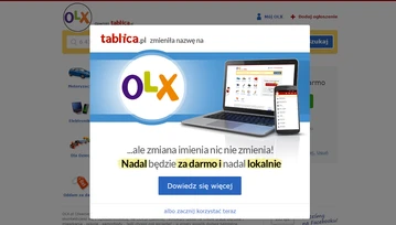 To już koniec marki Tablica.pl – od dziś to już część grupy OLX