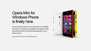 Windows Phone niedługo doczeka się Opery Mini – przed nami beta-testy