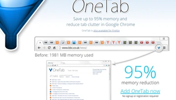Zamień wiele otwartych kart w tylko jedną dzięki OneTab