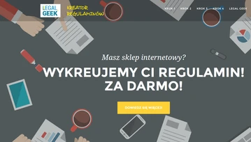 Kreator darmowych regulaminów dla sklepów internetowych