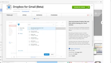 Dropbox wypuszcza rozszerzenie dla Chrome i integruje się z Gmailem