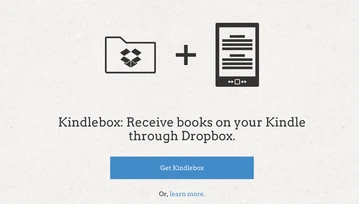 Kindlebox to bardzo fajny sposób na przesyłanie plików na Kindle'a przez Dropboksa