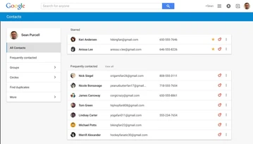 Zupełnie nowy wygląd Kontaktów Google! Kalendarz i Gmail następne w kolejce?