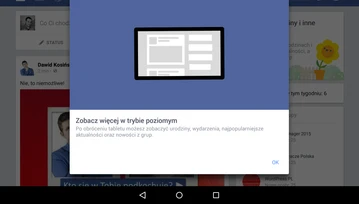 [krótko] Facebook wreszcie dowiedział się o istnieniu tabletów i zmienia swoją aplikację na Androida