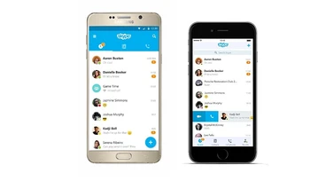 Skype jest teraz śliczny na Androidzie i iOS