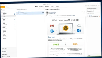 eM Client 7 – poczta, kalendarz, zadania, czat i kontakty w jednym miejscu