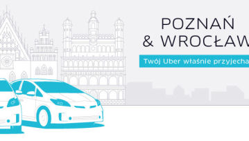 Uber wjeżdża do Wrocławia i Poznania. Do niedzieli przejazdy za darmo [prasówka]