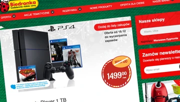 Biedronka znów to zrobiła. PS4 z dyskiem 1TB i trzema grami za 1499 zł