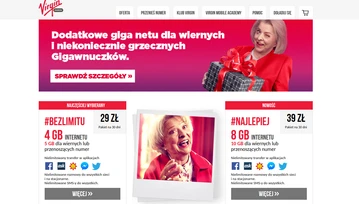 Virgin Mobile również nagradza za lojalność dodatkowymi gigabajtami