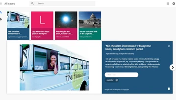 Nowa usługa Google Save, czyli zapisuj wszystko na później