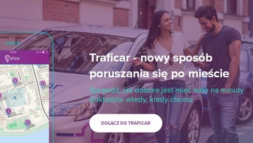 Traficar to kolejna na polskim rynku zapowiedź rewolucji w transporcie. Auta na minuty z mocnym atutem