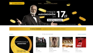 Urodziny Audioteki - ogromna wyprzedaż audiobooków