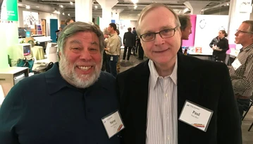 Paul Allen i Steve Wozniak, współzałożyciele Microsoftu i Apple, spotkali się po raz pierwszy... wczoraj