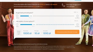 Dane 22 tysięcy klientów mogły wyciec z firmy pożyczkowej Wonga