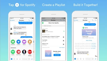 No wreszcie coś przydatnego - układaj z innymi playlisty Spotify bezpośrednio w Messengerze