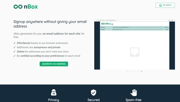 nBox - zakładanie kont w różnych serwisach, bez podawania własnego adresu email