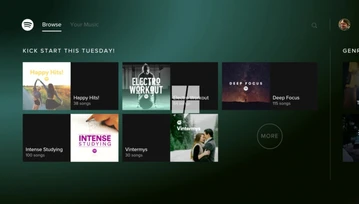 Tak wygląda Spotify na Xbox One