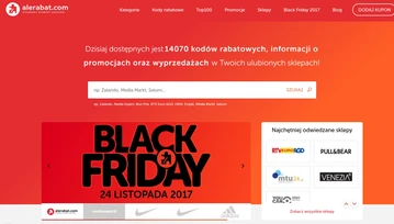 Polujesz na promocje w "Black Friday"? Koniecznie zajrzyj do AleRabat.com