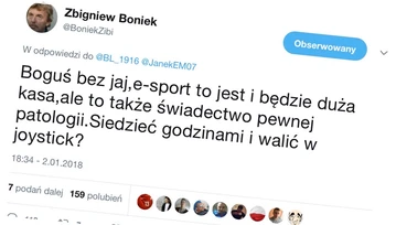 Boniek o esporcie “To świadectwo pewnej patologii".  Panie Zbigniewie już tłumaczę...