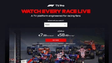 F1 TV Pro dostępna w Polsce - spełnienie marzeń każdego kibica