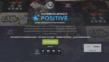 Paczka wysoko ocenianych gier ze Steama już za 1$. Humble Overwhelmingly Positive Bundle 2