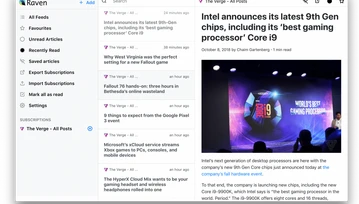 Raven - nowy, desktopowy czytnik RSS z wymuszaniem pobierania całych artykułów
