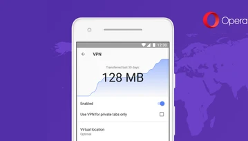 Opera ponownie oferuje VPN na urządzeniach mobilnych