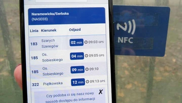 W Poznaniu czas przyjazdu autobusu czy tramwaju odczytasz ze swojego smartfona z NFC