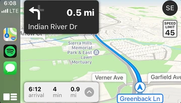 Google Maps z nową funkcją w Apple Car Play, wraca też nawigacja na zegarku