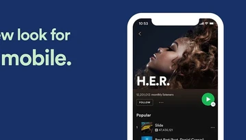 Mobilna aplikacja Spotify na iOS wygląda teraz dużo ładniej