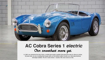 Elektryczna AC Cobra? Ależ bym jeździł...