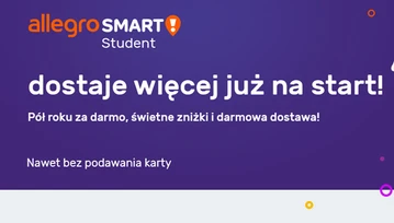 Allegro Smart na pół roku za darmo dla studentów