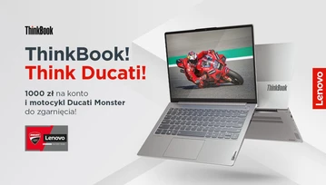 Kupujesz laptopa Lenovo, a wygrywasz motocykl Ducati i 1000 zł na konto!