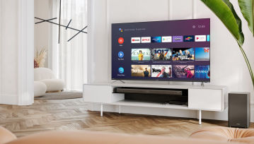 Bezramkowe telewizory Sharpa z dźwiękiem od Harman/Kardon