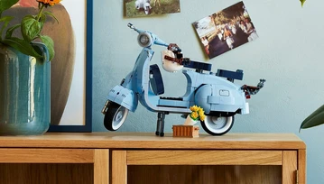 Vespa to ikona stylu i elegancji. Skuter z nowego zestawu LEGO to udowadnia