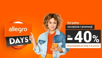 Allegro Days - czas na kolejną odsłonę trzydniowych zniżek nawet do 40%