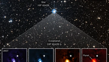 Teleskop Jamesa Webba pokazuje moc, pierwsza egzoplaneta sfotografowana