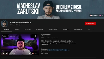 Uciekł z Rosji, aby mówić o niej prawdę. Świetny kanał na YouTube