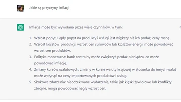 ChatGPT powinien zastąpić polskich polityków. Wie jak walczyć z inflacją!