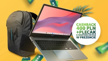 Chromebooki Acer w promocji: cashback i plecak gratis