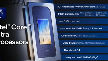 Intel Core Ultra. Stawia na AI i wydajne GPU, ale co z tym słabym CPU?