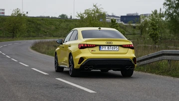 2024 Audi S3 z Torque Splitter. Więcej mocy (333 KM) i tryb Dynamic Plus. Jazda próbna