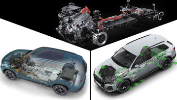 Techniczne i użytkowe aspekty hybryd Plug-In w Audi Q7 TFSIe, BMW X5 50e oraz Lexusie RX450h+