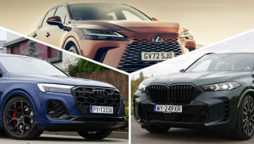 Przyspieszenie, dynamika i wrażenia z jazdy: Audi Q7 TFSIe, BMW X5 xDrive50e, Lexus RX 450h+