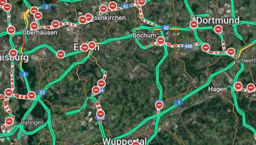 Google zamknął autostrady w Niemczech. Sam nie wie dlaczego