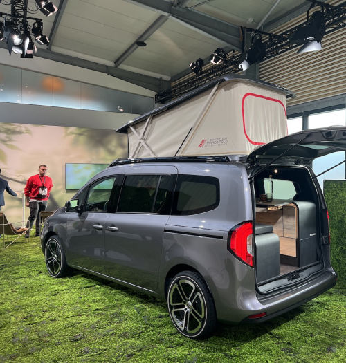 Mercedes EQT Marco Polo Concept. Kamper w przebraniu miejskiego samochodu