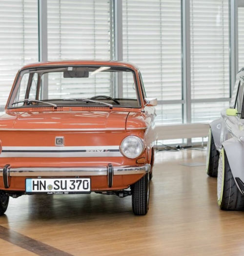Tego jeszcze nie było. Audi pokazało elektrycznego Wartburga