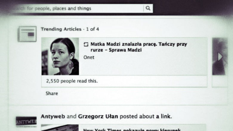 Madzia tańczy przy rurze czyli jak się pozbyć Trending Articles z Facebooka