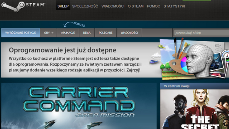 Pierwsze programy już do kupienia na Steamie. Na razie oferta szału nie robi, ale wierzę, że wkrótce zacznie