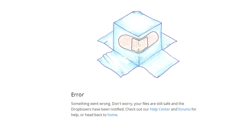 Dropbox padł, niby nic wielkiego, ale...